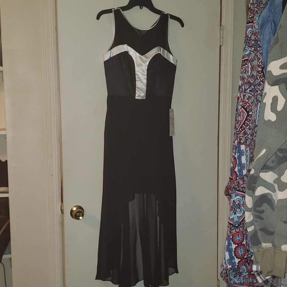 Hailey Logan black dress